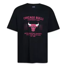 Camiseta New Era Chicago Bulls All Building Preto