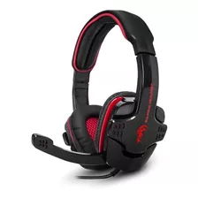 Audifonos Gamer Gaming Diademas Roja Doble Jack 3.5mm Omega