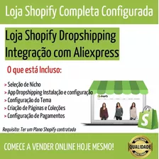 Loja Virtual Shopify Dropshiping Instalação E Configuração