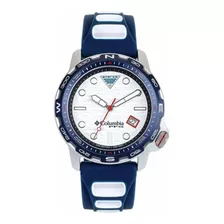 Reloj Mujer Columbia Pfg02-003 Cuarzo Pulso Azul En Silicona