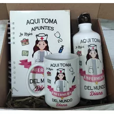 Box La Mejor / Regalos Personalizados Para Enfermeras 