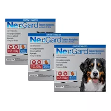 Combo Kit 9 Nexgard Antipulga Carrapato P/ Cães 25,1 A 50kg