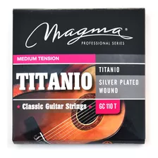 Cuerdas Guitarra Clásica Titanio Magma Tension Media Gc110t