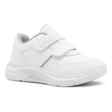 Tenis Escolar Blanco Contactel Running Ligeros Comodos