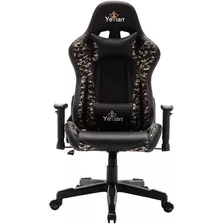 Silla Gamer Ergonomica Yeyian Ryuji Desert Camo Serie 2500 Color Negro