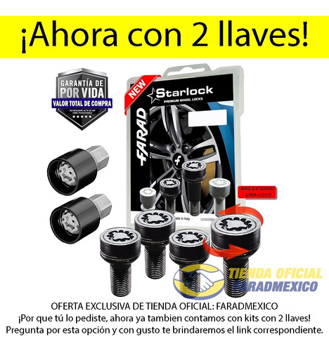 Birlos Seguridad 14 X 1.5 Mm Cortos Mercedes Benz Starlock Foto 6