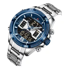 Reloj De Cuarzo Naviforce Digital Sports Para Hombre, A La M