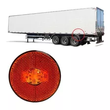 Lanterna Lateral Led Caminhão Carreta Sem Suporte Amarela G