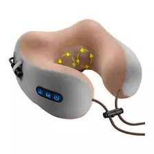 Masajeador Almohada Cervical Cuello De Viaje U Recargable