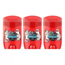 Old Spice Kit X3 Wolfthorn Desodorante En Barra Para Hombre