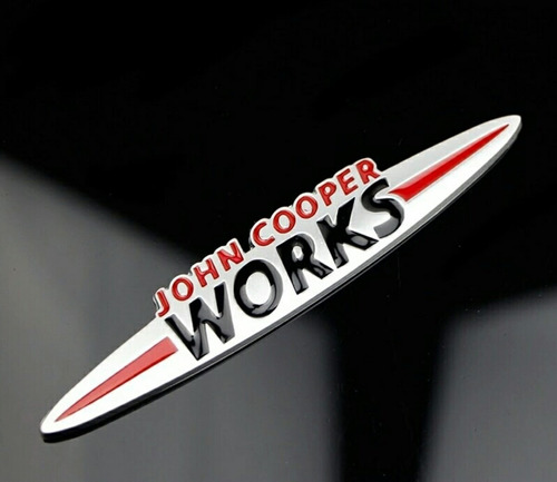 Emblema Mini Cooper John Cooper S Metalico Autoadherible Foto 5