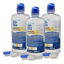 Solución Para Lentes De Contacto Renu Advanced 3 Pack 355ml 