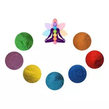 Areia Colorida Maleoga® - Cores Do Chakra 7 Pcts X 100 Gr