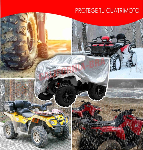 Funda Cubierta Lona Moto Cubre Kawasaki Brute Force 750 4 X4 Foto 5