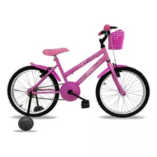 Bicicleta Infantil Feminina Com Rodinha Aro 20 Bella 2024
