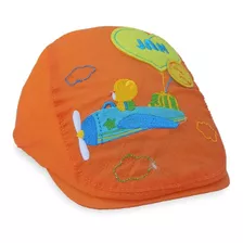 Boina Inglesa Bebe Gorrito Verano Diseño Oso Y Avión