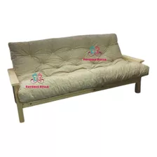 Sillon Cama Futon 3 Cuerpos En Chenille