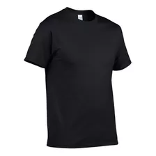 Kit10 Camiseta Masculina Lisa Algodão Fio 30.1 Básica Casual