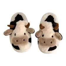 Pantuflas De Algodón Cómodas De Vacas