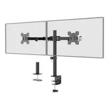 Soporte Para 2 Monitores Doble Dual Escritorio Wali M002 Negro