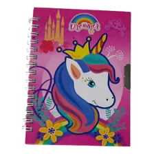 Unicornio Diario Niña Con Seguro + Llave Esfero Juguetes