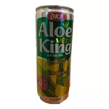 Jugo Okf Aloe Vera King Sabor Piña 240ml Caja De 30 Unidades