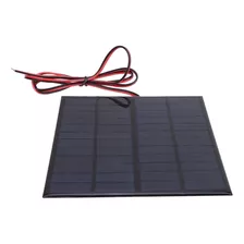 Painel Placa 12v Energia Solar Fotovoltaica 3w 250ma