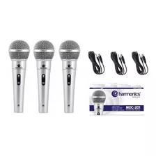 Kit 3 Microfones Profissionais+ Cabos Qualidade- Promoção!!!
