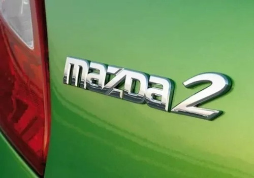 Emblema, Letra Trasera Mazda 2 Cromado + Adhesivo Foto 2