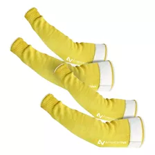 2 Pares - Mangote Para Braço Kevlar Aramida Corte Calor 50cm