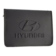 Case Rígido Capa Porta Manual E Documento Carro Hyundai
