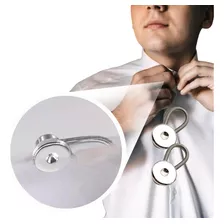 02 Extensor Alargador Colarinho Camisa Aço Inoxidável Top 