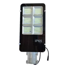 Refletor Luminária Solar Poste Publica Led 300w Com Placa 