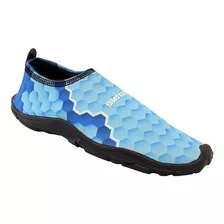 Zapato Acuatico Svago Modelo Hexagono Color Azul