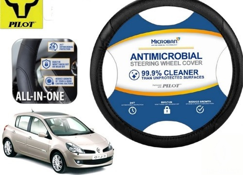 Funda Cubrevolante Negro Antimicrobial Renault Clio 2012 Foto 4
