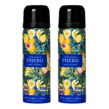 2 Sprays Para Corpo E Cabelo Limão Siciliano 59ml/cada Phebo