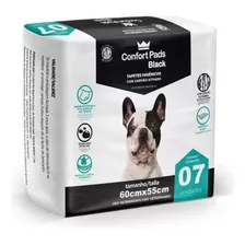 Tapete Higiênico Cães Confortpad Black Anti Odor 60x55cm 7un