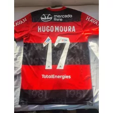 Camisa Flamengo adidas Jogador Hugo Moura Brasileiro 2021