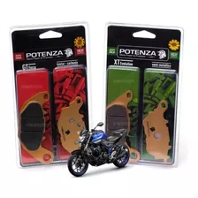 Kit Pastilha De Freio Potenza Yamaha Mt-03 Abs 2019 