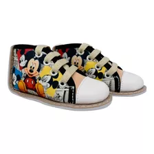 Zapato No Tuerce Tenis Estampado Niño Mickey