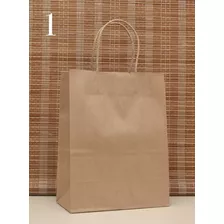 50 Sacolas Kraft Grande 31x11x39 Direto Da Fábrica Promoção 