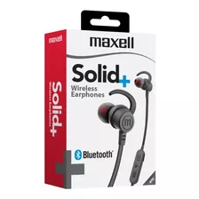 Audífonos Inalámbricos Bluetooth Solid+ Eb-bt100 Maxell Color Gris
