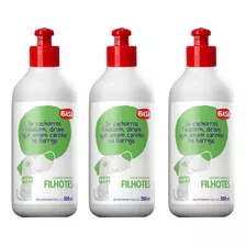 3 Sabonete Líquido Para Filhotes 500ml Ibasa -envio Imediato