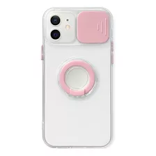 Funda Protectora Camara Anillo + Mica Para iPhone 11 Pro Max