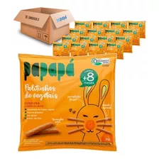 Kit 16 Biscoito Orgânico Papapá Cenoura E Grão-de-bico 20g