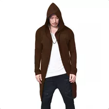 Elegante Hoodie Gabardina Sudadera Larga Para Hombre 4201