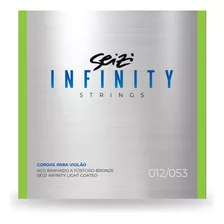 Encordoamento Seizi Para Violão Infinity Light Coated 012 053