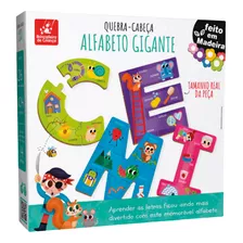 Quebra Cabeça Alfabeto Peças Gigantes Para Criança 4anos