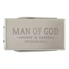Christian Brands Man Of God - Clip Para Billetes Multiherram