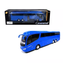 Cararama 1:50 Autobús Scania Irizar Pb Color Azul